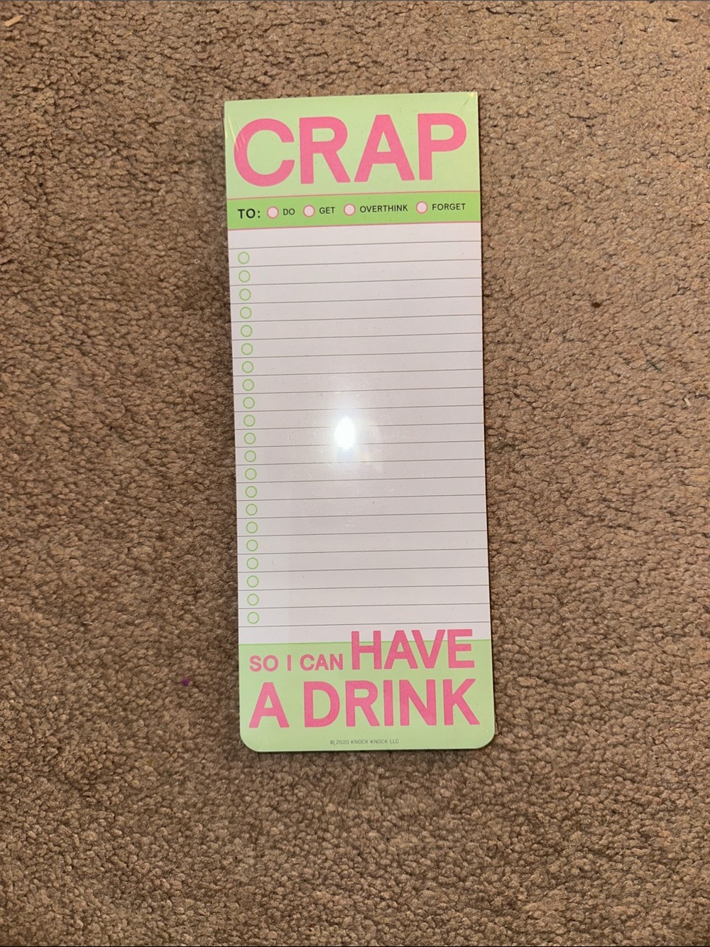 Novelty Notepad-Things to Do